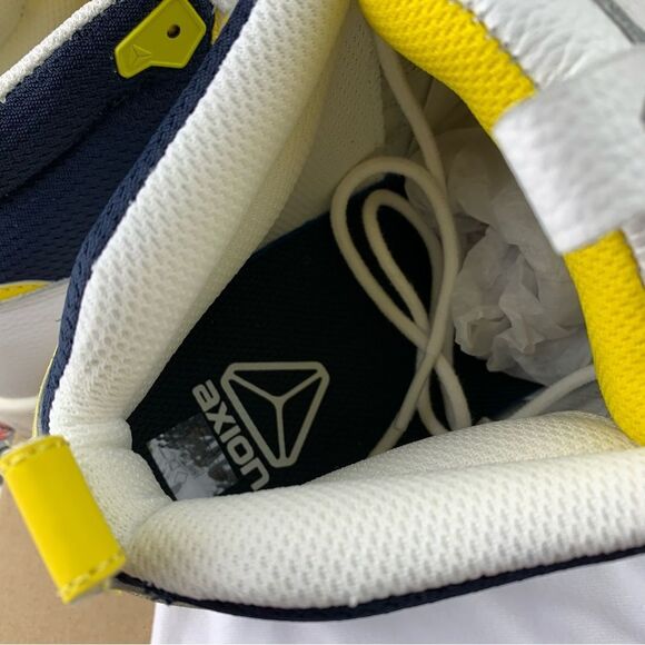 Axion Genesis Navy Yellow Skate Shoes Mens Various Sizes - Picture 3 of 16